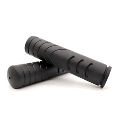 Bicycle leather grips, mountain bike liquid silicone meat ball shock-absorbing and comfortable auxiliary grips, bicycle locking grips