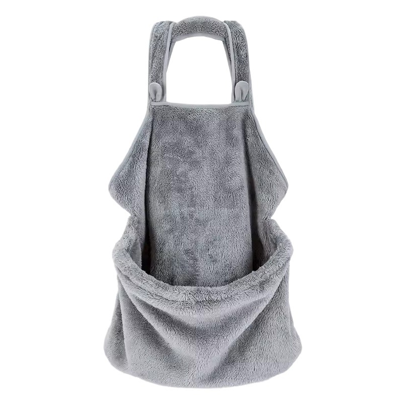 Gato trasero bolsillo gato bolsa caliente gato suministros para gato invierno sosteniendo gato artefacto delantal gato correa de pecho bolsa