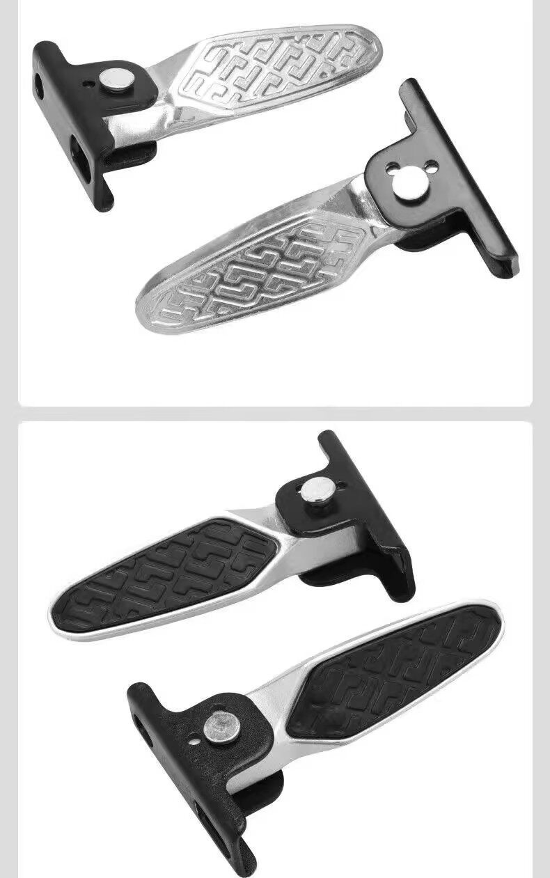 Suitable for Aima Xiaodao, Yadi, Xinri Electric Scooters, New National Standard Yadi Modified Folding Pedals, Rear Seat Footrest