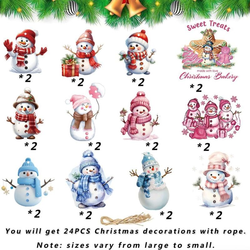 クロスボーダー新しいクリスマスツリーディッカイアント装飾品ディカイアントクリスマス木製吊り下げ装飾品クリスマスパーティーの装飾|undefined