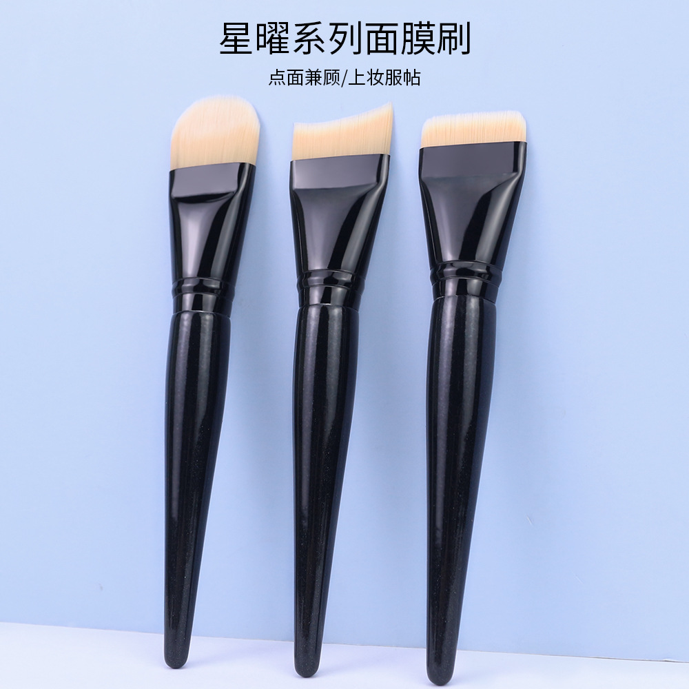 Cepillo de base de media luna Cepillo de base de hoja ultrafina curvada de cabeza plana Cepillo de base de hoja ultrafino sin polvo