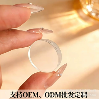 源头工厂定制胶合弯月镜片 防反射涂层 严格质检支持 OEM 批发