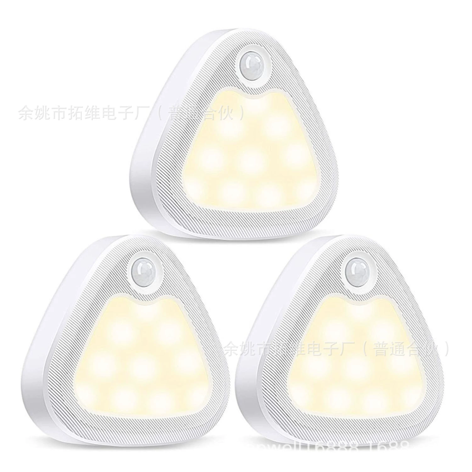 Светодиодный светильник для шкафа с датчиком движения, работающий от батареек