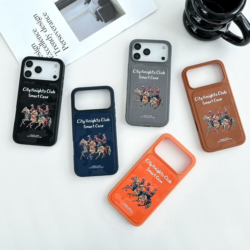 Suitable for Apple Iphone17Promax Exquisite Horse 16Plus Mobile Phone Case Anti-Fall and Durable New Model 15/14