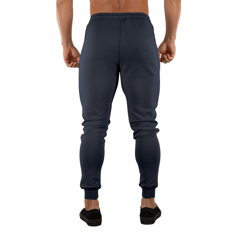 Versatile Men's Slim Fit Casual Pants With Tether Detail_voghion.com