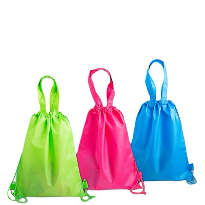 supply 80 Non-woven fabric portable Bundle pocket Backpack Drawstring Non woven bag