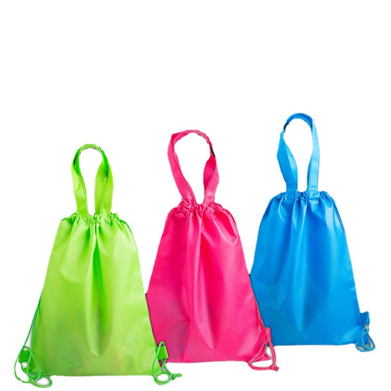 supply 80 Non-woven fabric portable Bundle pocket Backpack Drawstring Non woven bag