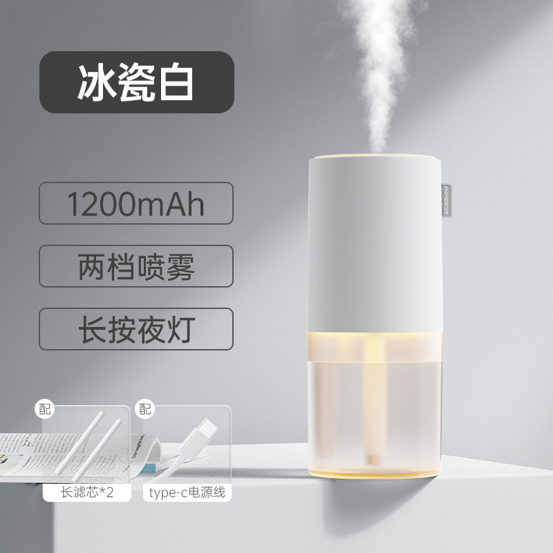 国境を越えた人気の加湿器 1.5L ダブルスプレー大霧量 USB 充電サイレント家庭用空気浄化加湿器|undefined