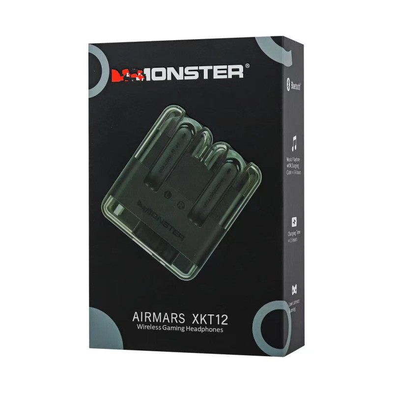 クロスボーダー新 XKT12 ワイヤレス Bluetooth ヘッドセットセミインイヤースポーツランニング磁気透明充電ボックス通話|undefined