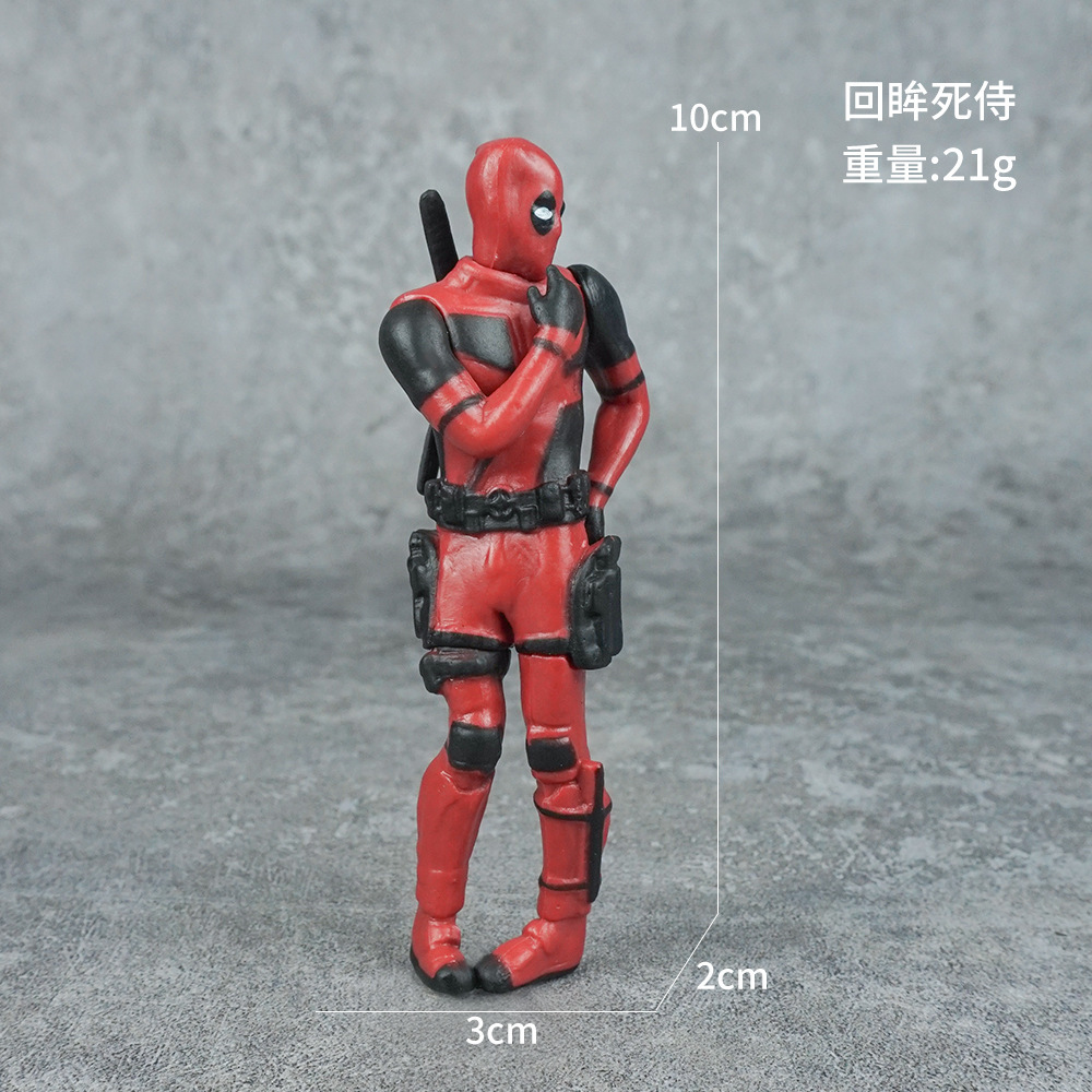 Modelo de figura de Deadpool transfronterizo