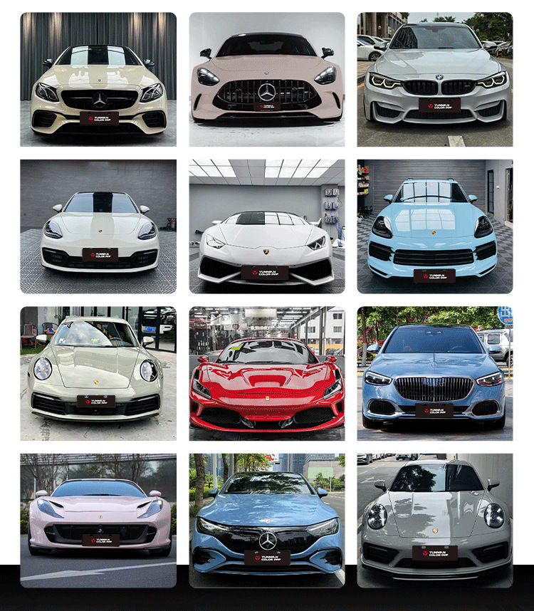 Tpu Color-Changing Film Casting-Grade Color-Changing Car Wrap Colorful Ppf Paint Protection Film Full Car Wrap Factory Direct Sales Collection