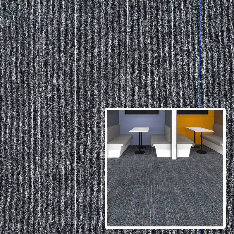 オフィスカーペットのブロックは、商用オフィスビル会社の防火難燃テーブルルームビリヤードホール工場をつなぎ合わせている