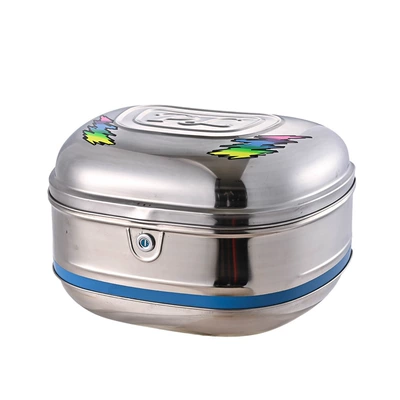 Pl Oval Stainless Steel Motorcycle Motorcycle trunk - 02