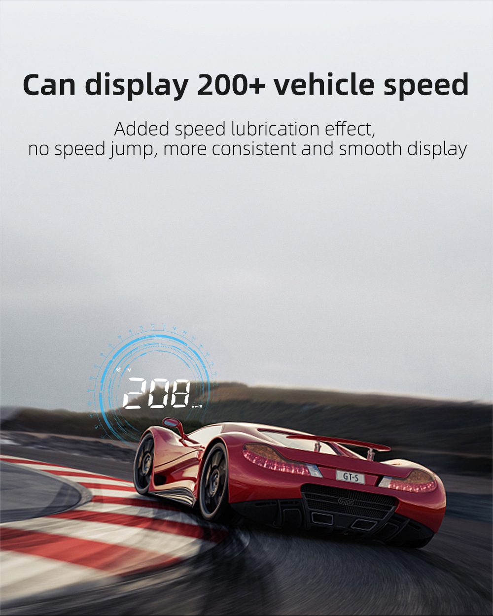 M1 Car Hud Head-Up Display Universal Car Gps Speedometer Single Trip Distance Meter Direct Sale from Manufacturer