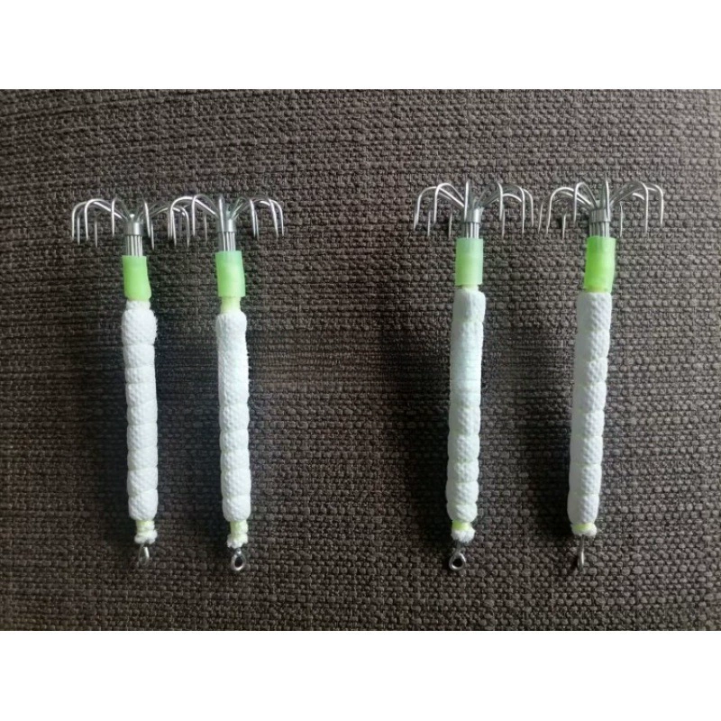 Трубка для выдувания, крюк для наземной пушки, небольшой рулон ткани с УФ-излучением, светящийся крючок, ракета, кальмар, осьминог, каракатица, деревянные креветки, двойной зонт.