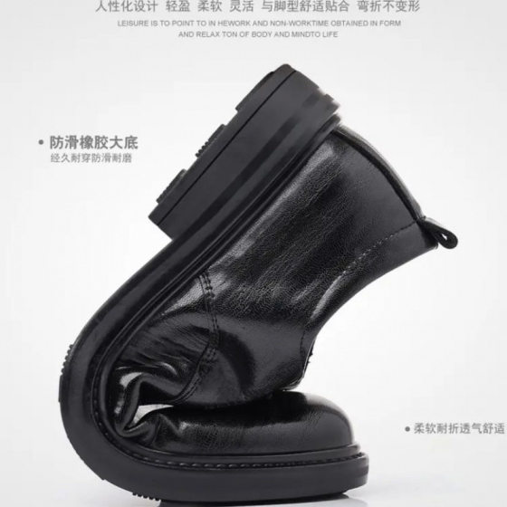 [top layer cowhide] high-grade men's leather shoes leather business formal shoes non-slip wear-resistant Korean British men's shoes