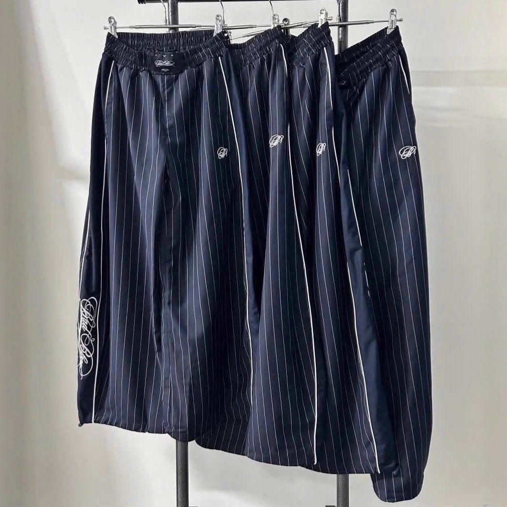 Korean Badblood Bcac Series American Retro Casual Pants Women's Loose Sports Wide-Leg Scimitar Pants