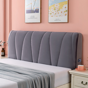 New Korean Velvet Bedhead Cover Full Covering Dust Cover Soft Covered Bedhead Cover Cloth New Bedhead Cover Multiple Sizes