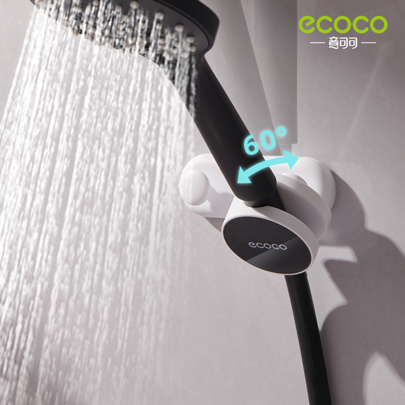 Soporte de ducha boquilla de cabezal de ducha universal asiento colgante sin punzón soporte de ventosa ajustable base de lluvia de baño