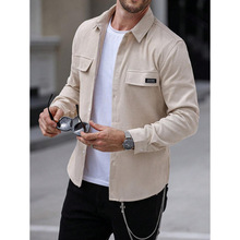 R 34401 Waffle pocket men's shirt �����˫�ڴ��г����羳