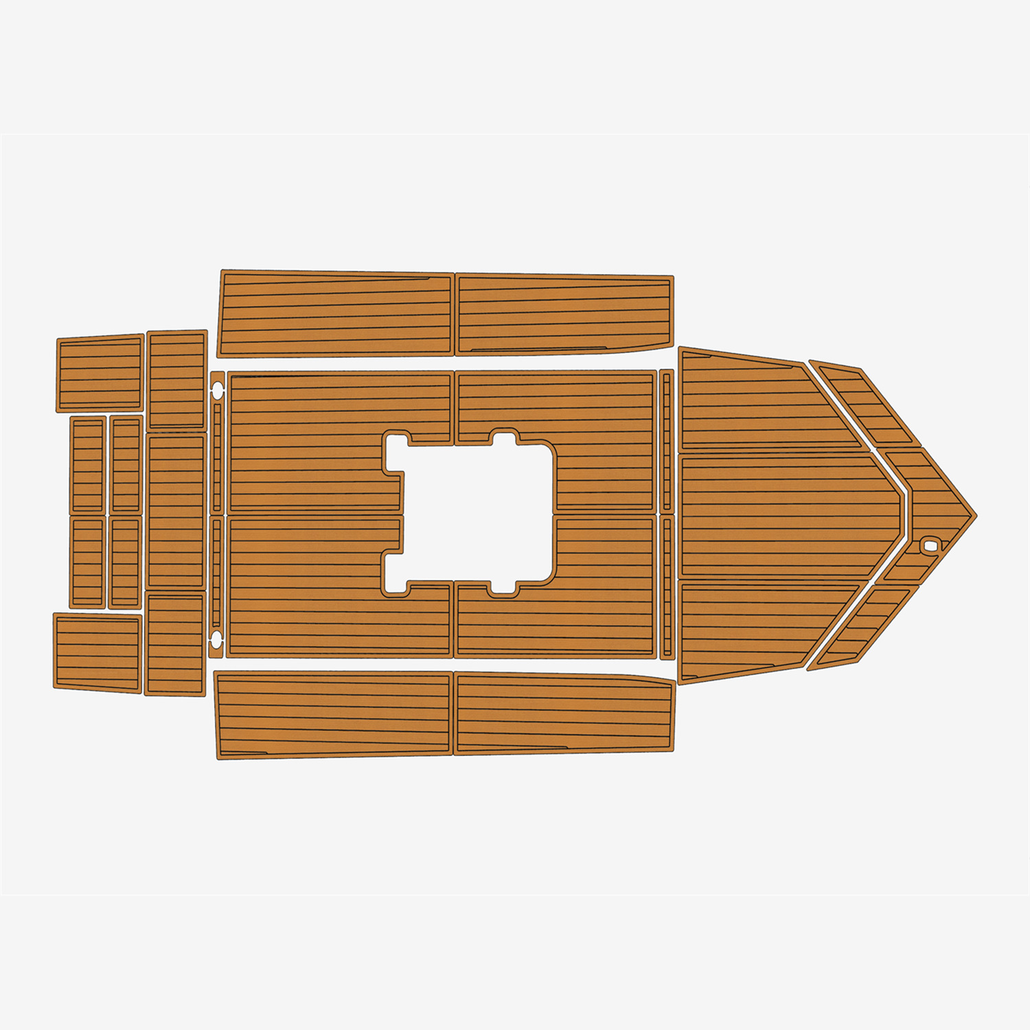 2003 AlumaCraft 20CC EVA Faux Teak Marine Floor