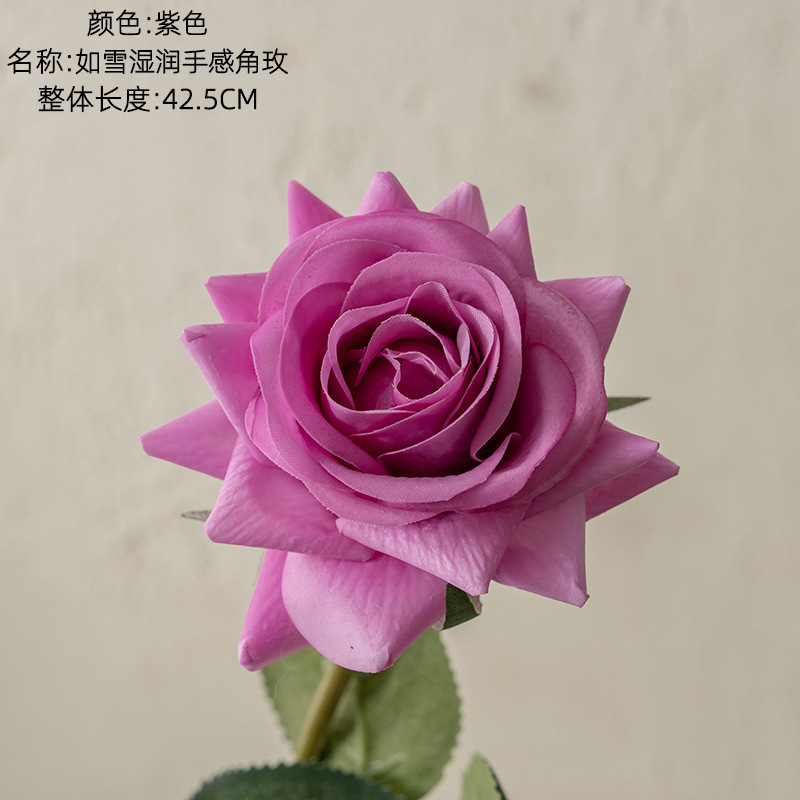 INS estilo Toque Hidratante Rosa fábrica de flores artificiales decoración del hogar de la boda que sostiene la pared de la flor falsa MW60000