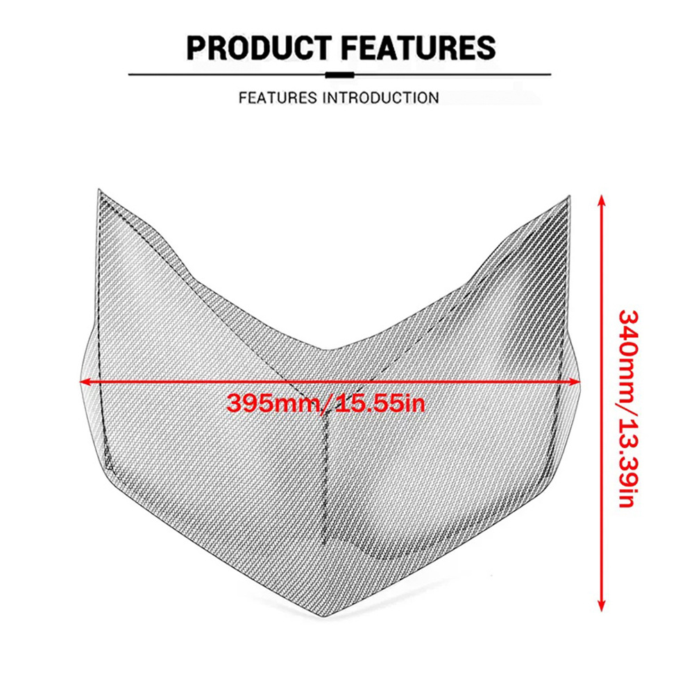 Suitable for Yamaha Xmax300 23-24 Years Modified Front Shell Replacement Decorative Cover Protective Cover Front Cover