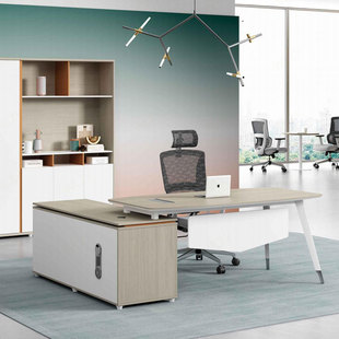 Boss Table Simple Modern Office Table and Chair Combination President Manager Table Top Desk Single Desk Director Table