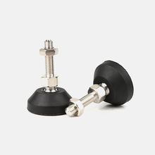 M8尼龙万向转动蹄脚  D40高轻度支撑调节脚  活动塑料脚杯