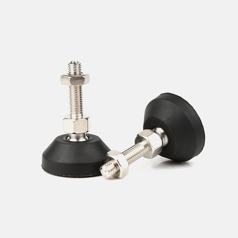 M8尼龙万向转动蹄脚  D40高轻度支撑调节脚  活动塑料脚杯