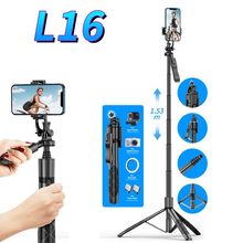 L16自拍杆三脚架手机拍照一体式支架360度旋转多功能落地云台版