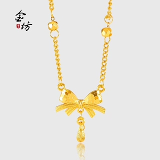 古法沙金碎冰冰蝴蝶结项链女发小众设计时尚轻奢高性价比现货批发