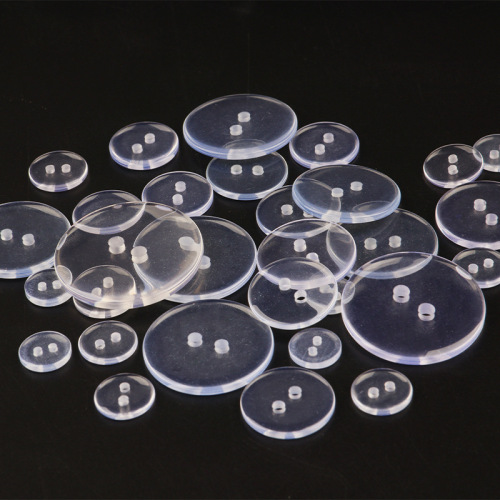 Resin transparent buttons, two-eye bread buttons, clothing coat pad buttons, shirt buttons, invisible concealed buttons wholesale