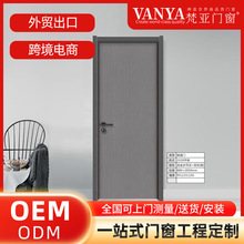 卧室门套装门室内家用免漆门烤漆门窄边碳晶房门隔音耐用可定制