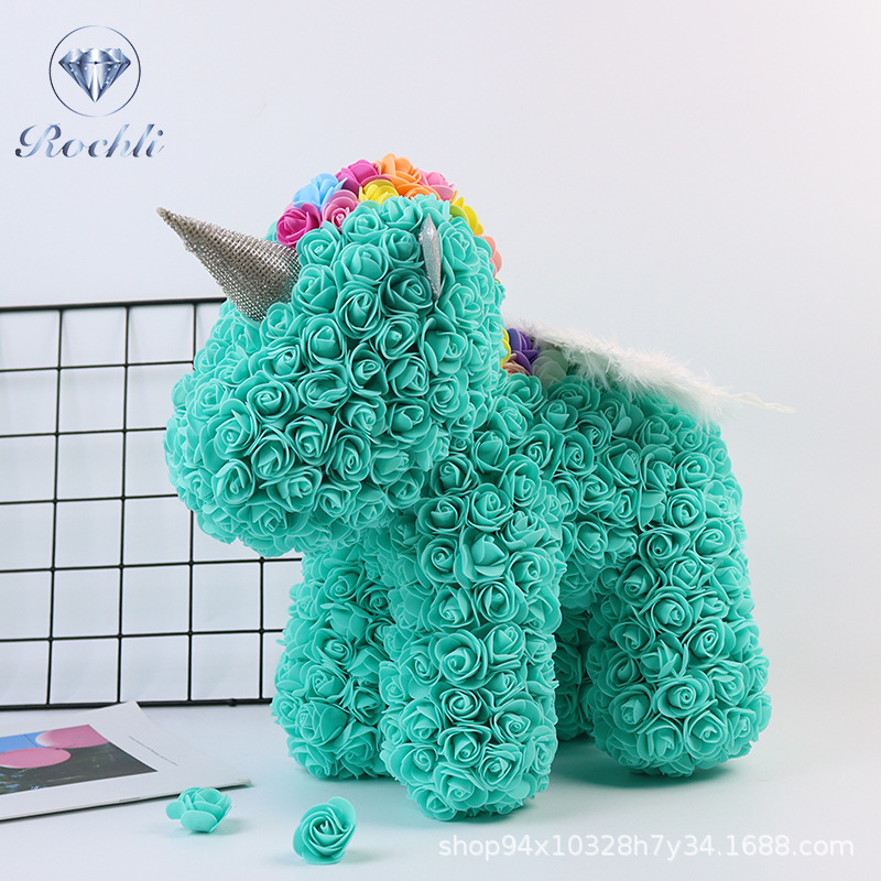 Corona, velo de cabeza, unicornio, flor inmortal, chica, amante, cumpleaños de Navidad, esposa.