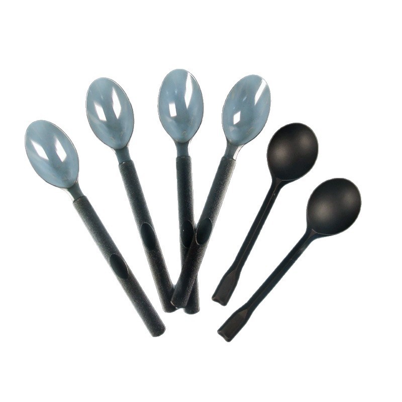 磨砂圆头勺食品级仙草冰粉独立包装一次性勺子外卖打包长柄美式勺|undefined