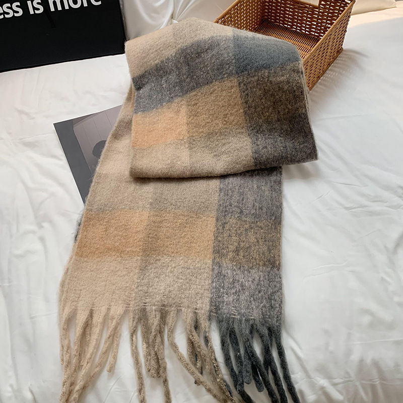 Bufandas de punto gruesas bufandas de invierno de alta calidad bufandas de cuello cálidas bufandas de caballo