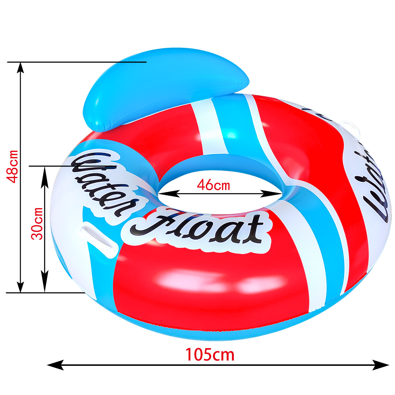 Nuevos productos transfronterizos de impresión para adultos anillo de natación de dibujos animados para niños anillo de frutas engrosado anillo de salvavidas anillo flotante inflable