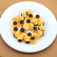 Милый Смола шоколадный пудинг желейные аксессуары DIY Моделирование еда чехол для телефона красота Кукольный дом материал