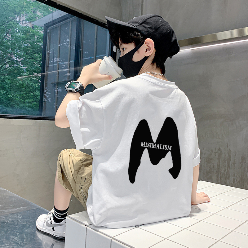 国境を越えた貿易人気子供服男の子Tシャツ半袖夏子供中大型男の子トップス半袖夏服トレンド