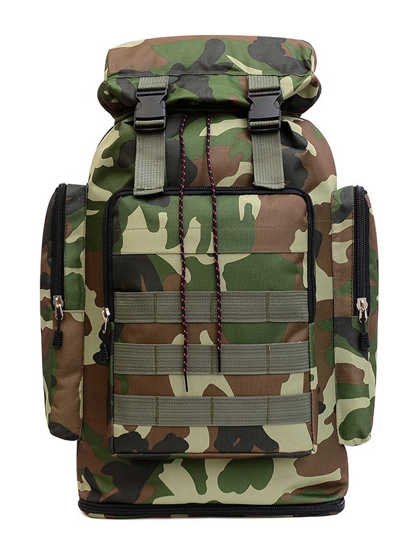 70L bolsa de montañismo de camuflaje impermeable de gran capacidad mochila táctica de ocio deportes al aire libre senderismo mochila