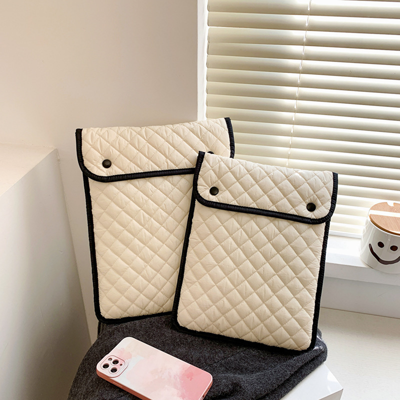 New Hand-held Lingge Computer Sleeve 11-inch iPad pro Tablet Protective Cover 14-inch Notebook Storage Bag