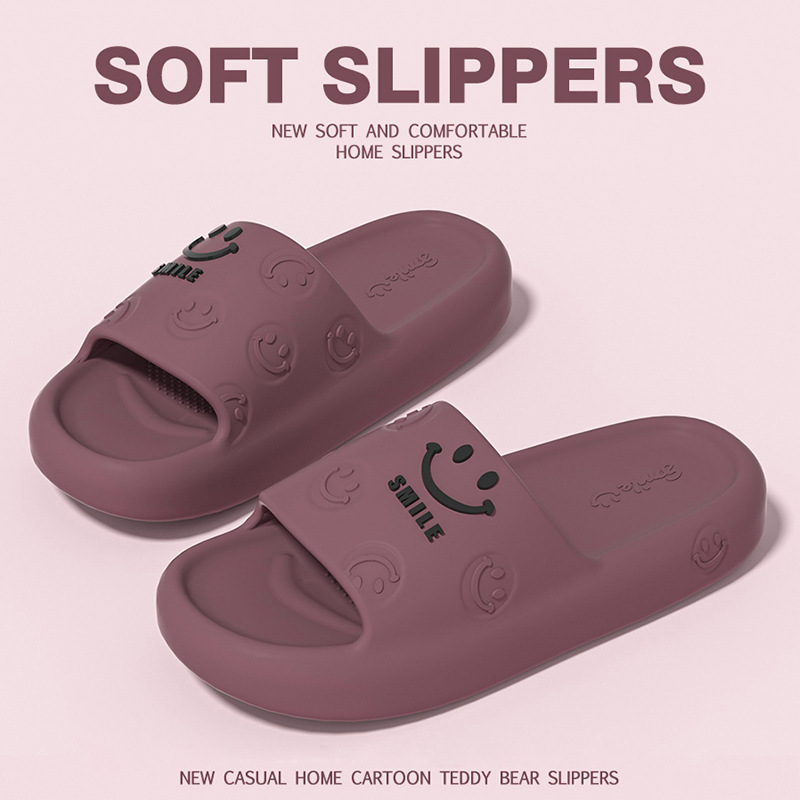 Zapatillas de suela gruesa para hombre verano 2025 nuevo estilo pisando mierda interior hogar hogar sandalias y zapatillas antideslizantes para mujer