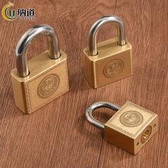 Brass padlock household waterproof anti-theft lock super B grade blade full copper lock Longfeng Chengxiang lock wholesale