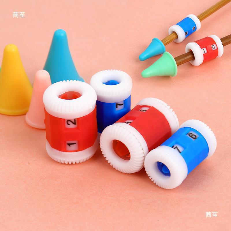 大小号编织毛衣记行器手动计数器 diy手工塑料编织工具记针器批发