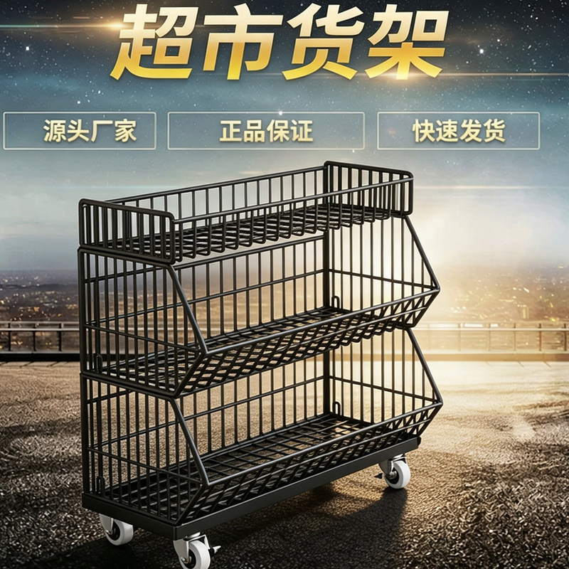 Supermarket shelf snack rack, slanted basket display rack, store, small shop, convenience store storage rack, toy and pharmacy storage rack Supermarket shelf snack rack, slanted basket display rack, store, small shop, convenience store storage rack, toy and pharmacy storage rack