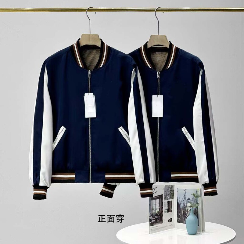 Cross-border Koujia New Women's Fashion Floral Embroidery Baseball Collar Long Sleeve Reversible Jacket MH13686 Cross-border Koujia New Women's Fashion Floral Embroidery Baseball Collar Long Sleeve Reversible Jacket MH13686