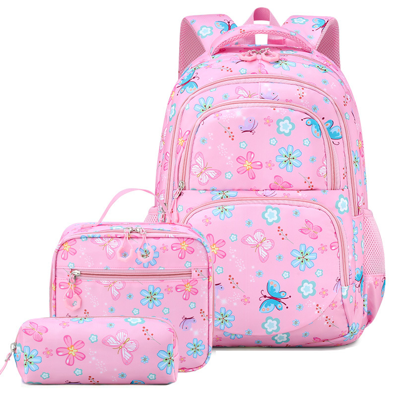 2026 Amazon's New Schoolbags for Primary School Students, Girls' Grade 3-6 Shoulder-Protecting, Load-Reducing, Large-Capacity Backpacks Wholesale