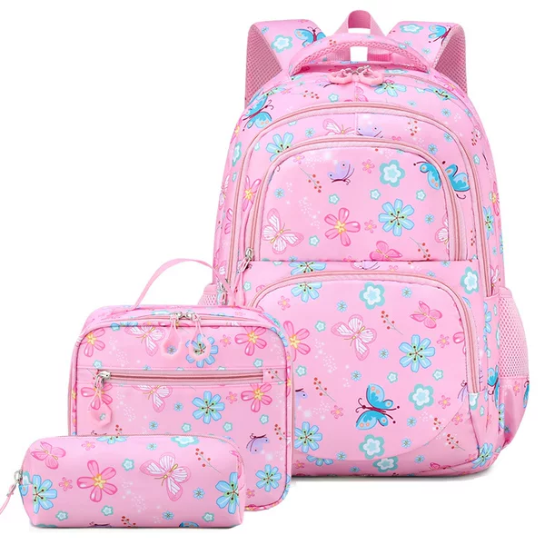 2026 Amazon's New Schoolbags for Primary School Students, Girls' Grade 3-6 Shoulder-Protecting, Load-Reducing, Large-Capacity Backpacks Wholesale