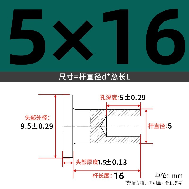 【メーカー直販】GB873GB875 半中空アルミリベット M2-M6 カーリングと開花 大量割引|undefined